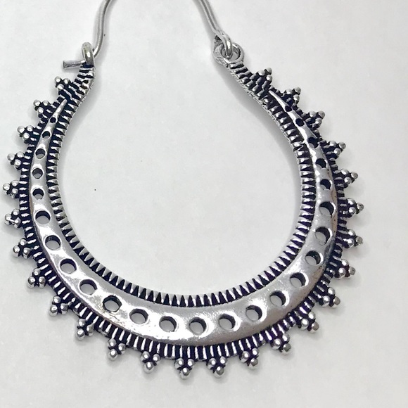 Bohemian Silver Earrings - Picture 4 of 4